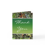 Camo Hunting Themed Wedding Thank You Cards - Tall