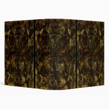 Camo Lover Petal Design Binders