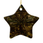 Camo Lover Petal Design Christmas Ornaments