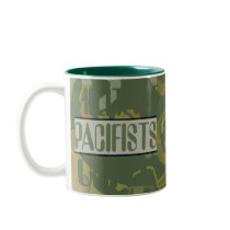 Camo Militant Pacifists Unite Mug