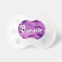 Camo Navy Purples BooginHead Pacifier