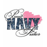 Camo Navy Sister Tshirt