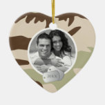 Camo Pattern and Dog Tags Ornaments