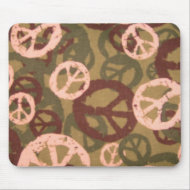 Camo,Peace Signs Mousepad mousepad