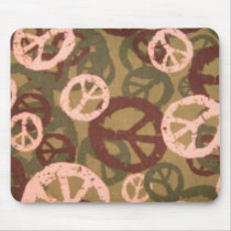 Camo,Peace Signs Mousepad by pammys Camo,Peace Signs Mousepad