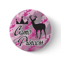 Camo Princess buttons