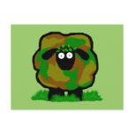 Camo Sheep Postcards