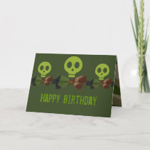 Camo Birthday Cards