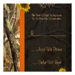 Camo & Sunflowers Custom Invitations