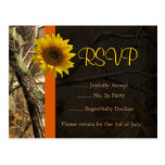 Camo & Sunflowers Post Card