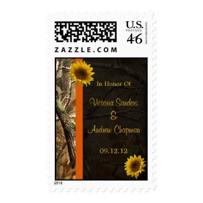 Camo & Sunflowers Stamps