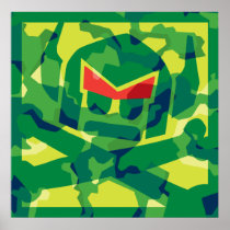 Camo Swede in green Posters