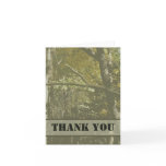 Camo Thank You Note Card