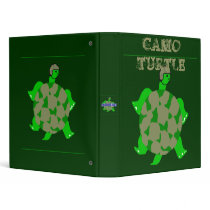 Camo Turtle Binder binders