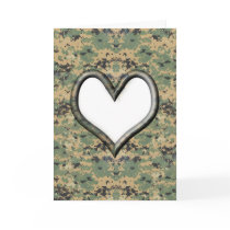 Camo Valentine Card