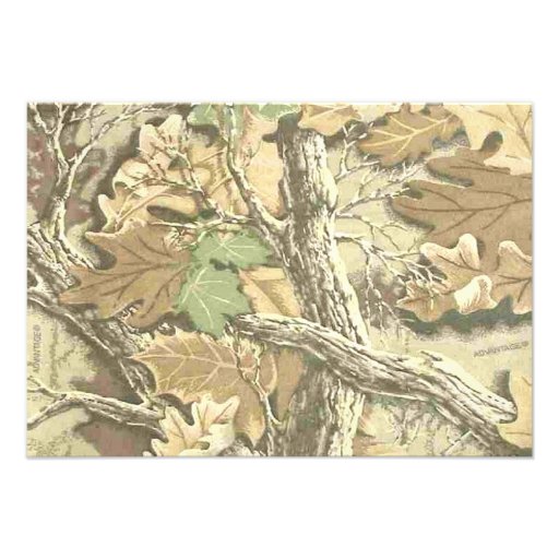 Camo Wedding Invitation