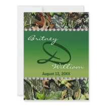 Camo Wedding Invitations