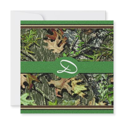 Camo Wedding Invitations