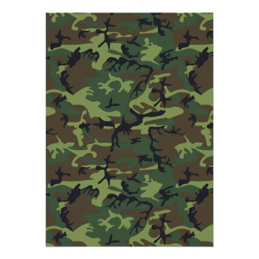 Camo Wedding Invitations