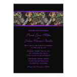 Purple Hunting Camo Bachelorette Party Invitations | Zazzle