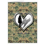 Camo Woman missing man Card
