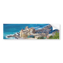 Camogli, aerial view bumper sticker
