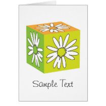 Camomile Cube Greeting Cards