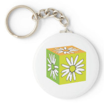 Camomile Cube Keychain