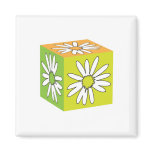 Camomile Cube Magnets