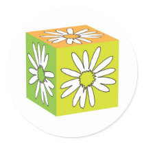 Camomile Cube Sticker