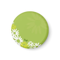 Camomile Flowers Fridge Magnets