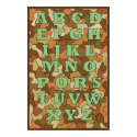 Camouflage Alphabet Poster posters