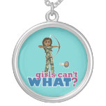Camouflage Archery Girl - Dark Jewelry