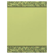 Camouflage army print scrapbook paper letterhead design