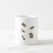 Camouflage Bugs Silhouette mugs