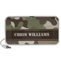 Camouflage Camo Doodle Speaker Custom