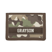 Camouflage Camo Trifold Wallet