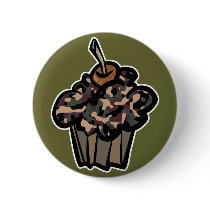 camouflage cupcake buttons