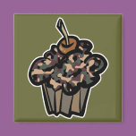 camouflage cupcake