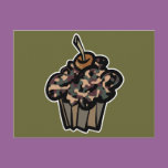 camouflage cupcake