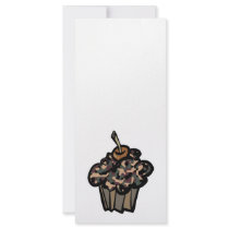 camouflage cupcake rack card template