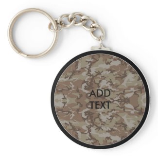 Camouflage Desert keychain