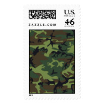 Camouflage Design Postage Stamps
