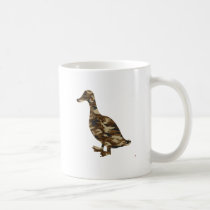 Camouflage Duck Silhouette mugs