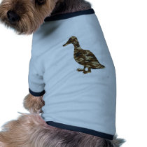 Camouflage Duck Silhouette pet clothing by evrose Camouflage Duck Silhouette pet clothing