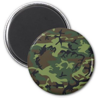 Camouflage Green magnet