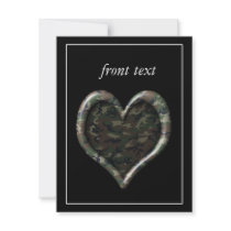Camouflage Heart Personalized Invitation