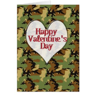Camouflage Heart (Surprise Inside!) card
