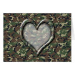 Camouflage Heart - Woodland Cards