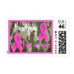 Camouflage Hunting for Breast Cancer Cure Postage